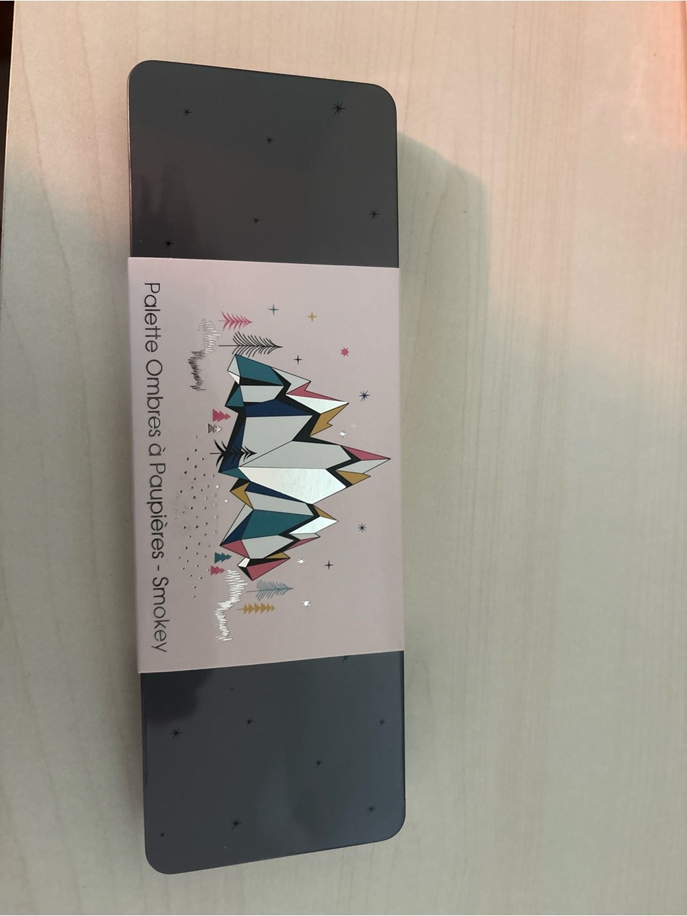 Smokey Eyeshadow Palette - Pink & Gray Tin